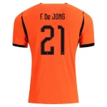 Frenkie de Jong Netherlands 26/27 Authentic Home Jersey