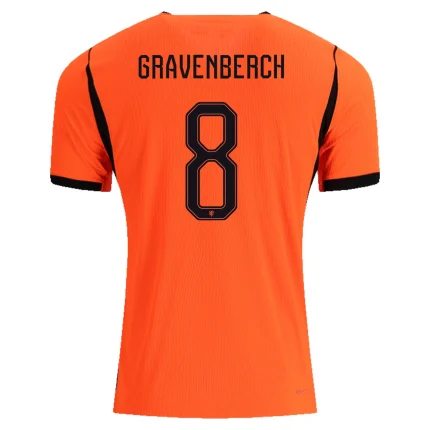 Ryan Gravenberch Netherlands 26/27 Authentic Home Jersey