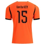 Micky van de Ven Netherlands 26/27 Authentic Home Jersey