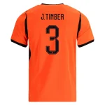 Jurrien Timber Netherlands 26/27 Home Jersey