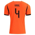 Virgil van Dijk Netherlands 26/27 Authentic Home Jersey