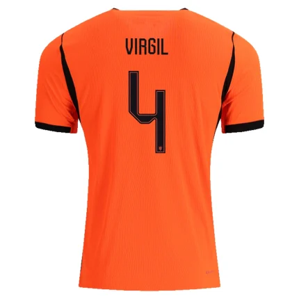 Virgil van Dijk Netherlands 26/27 Authentic Home Jersey
