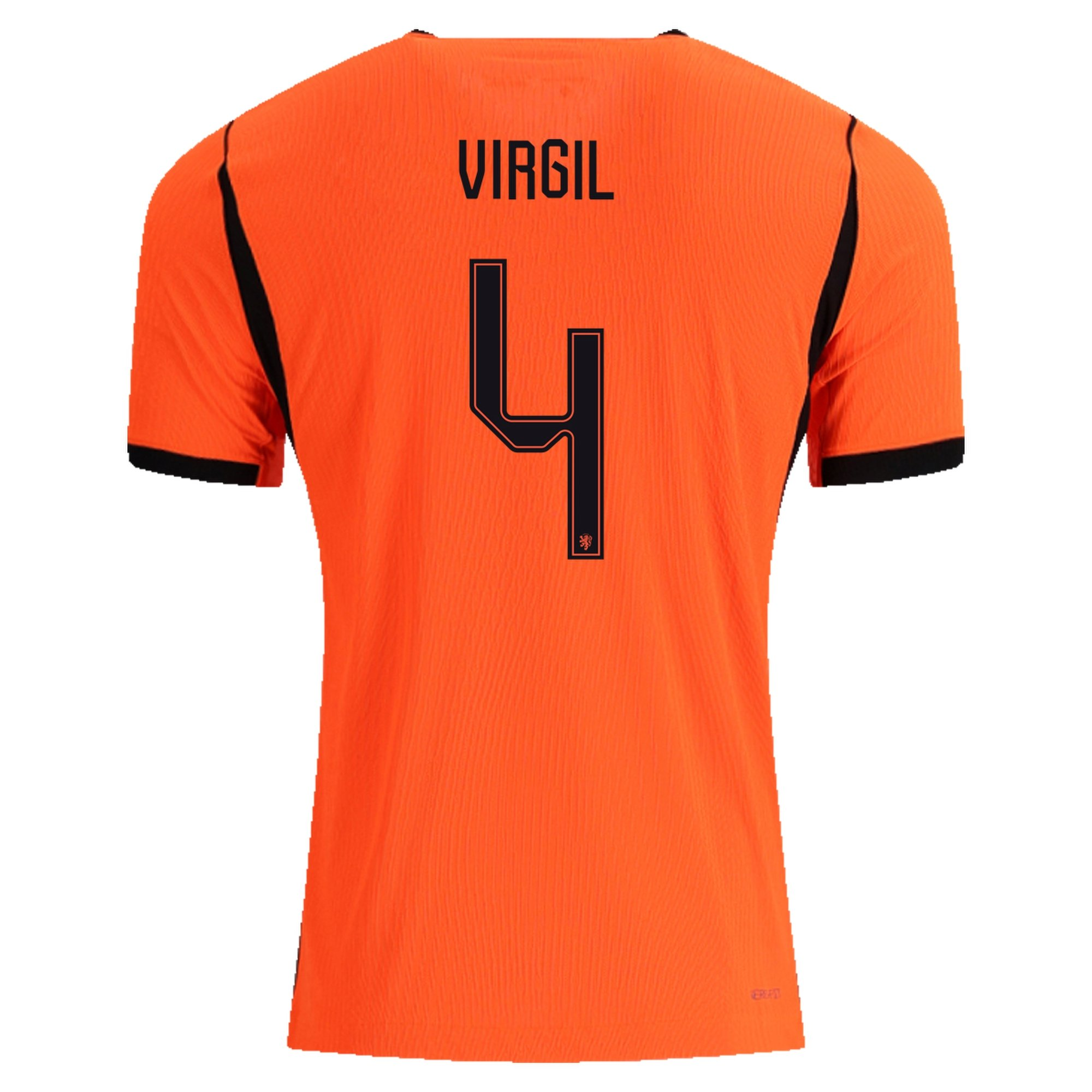 image (56) Virgil van Dijk Netherlands 26/27 Authentic Home Jersey