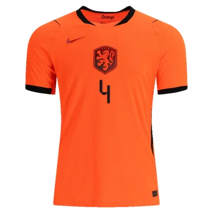 Virgil van Dijk Netherlands 26/27 Authentic Home Jersey