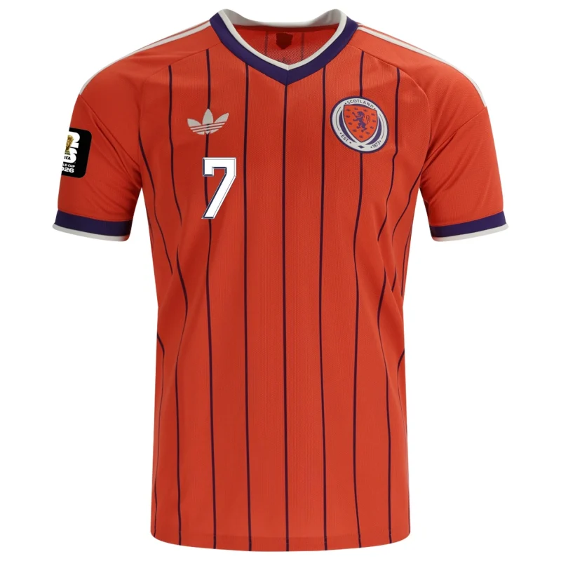 John McGinn Scotland 2026/27 Away Jersey Adidas